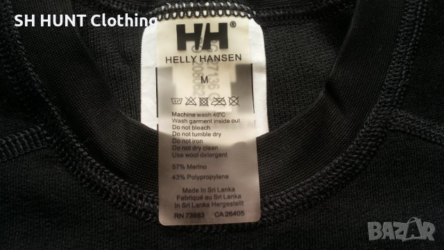 HELLY HANSEN Thermo 57% Merino Wool размер S за лов ски сноуборд термо блуза 57% Мерино Вълна - 784, снимка 6 - Блузи - 44031648