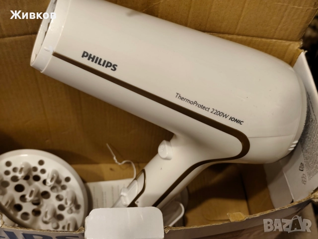 Сешоар Philips ThermoProtekt 2200 w IONIC, снимка 3 - Сешоари - 52704783