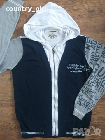 desigual - страхотно мъжко горнище, снимка 3 - Суичъри - 27597519