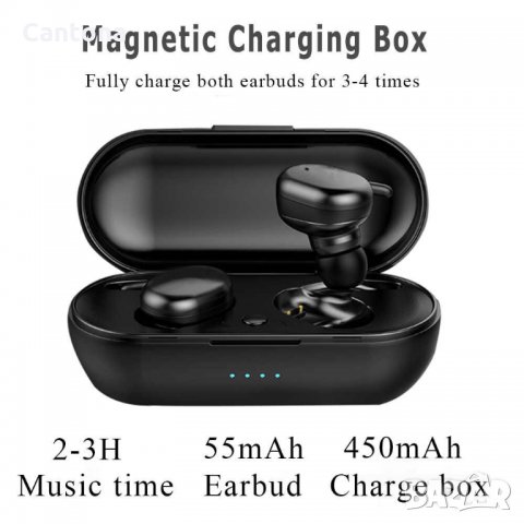 Y30 TWS Безжични Bluetooth V5.0 Слушалки, Стерео бас, активно подтискане на шума и микрофон, снимка 4 - Безжични слушалки - 32537530