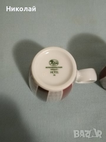 Чашки за еспресо Hutschenreuther 1814 GERMANY / HOTEL, снимка 2 - Чаши - 39331358