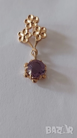 Златна руска висулка, снимка 3 - Колиета, медальони, синджири - 52855090