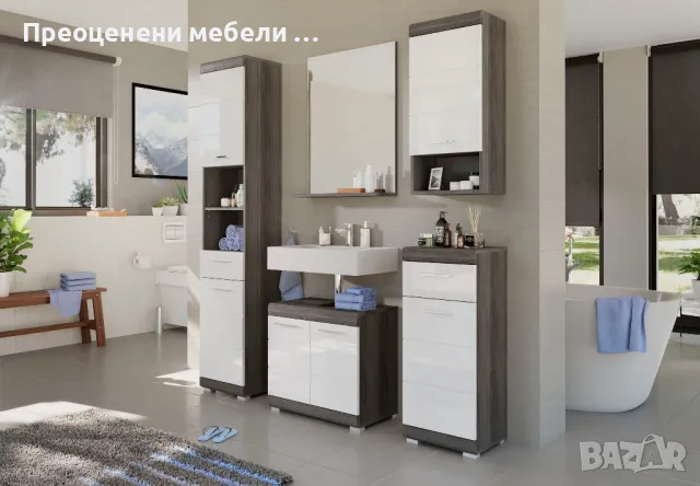 Шкаф за под мивка, шкаф за баня Siena на Inosign внос от Германия.   , снимка 5 - Шкафове - 47978272