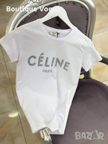 Дамска тениска Celine Реплика ААА+, снимка 5 - Тениски - 43792955