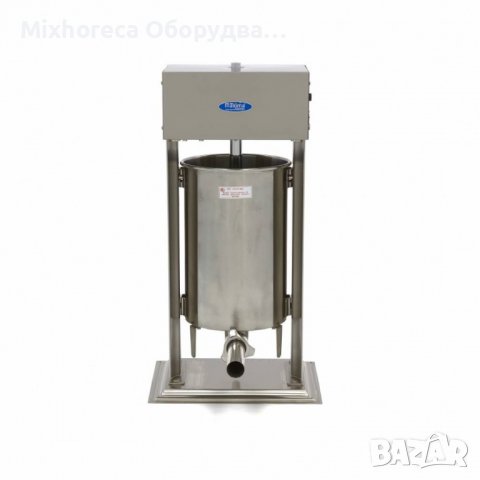 Автоматична машина за пълнене на наденици, 20л - вертикална - от неръждаема стомана