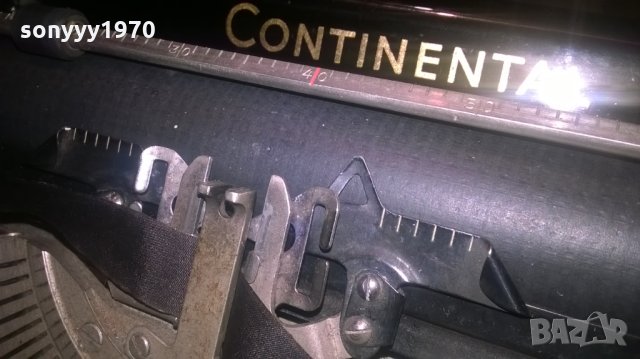 ПОРЪЧАНА-continental-ретро пишеща машина-внос швеицария, снимка 11 - Колекции - 27378365
