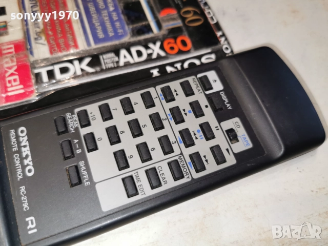 ONKYO R1 RC-279C CD/TAPE REMOTE-SWISS 2512251014, снимка 14 - Декове - 52895781