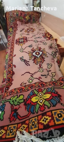 автентичен котленски килим чиста вълна, снимка 4 - Антикварни и старинни предмети - 51855920
