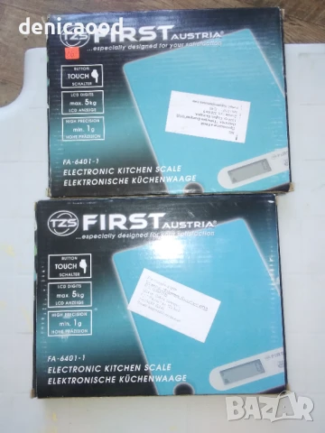 Кухненска везна FIRST FA-6401-1-BL