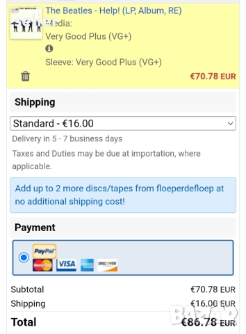 The Beatles ‎– Help! Издание 🇬🇧 UK 1976г Състояние на винила:като звук всички песни без една са VG, снимка 4 - Грамофонни плочи - 52817781