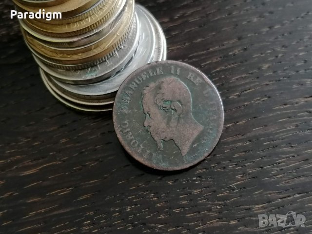 Монета - Италия - 5 чентесими | 1861г., снимка 2 - Нумизматика и бонистика - 29052652