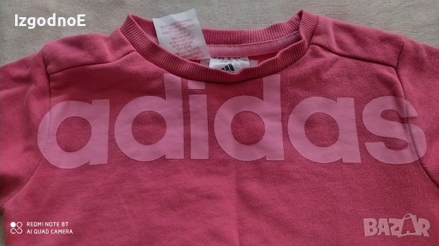 18-24м Адидас оригинална блузка Adidas, снимка 4 - Бебешки блузки - 39499737