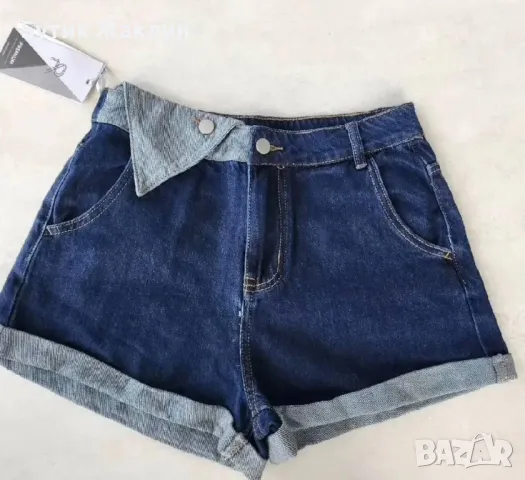 Дамски къси панталони деним, снимка 1