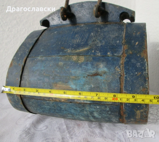 Стари: Старо дървено каче 40 см високо / бъчва буре копанка, бъкел, снимка 11 - Антикварни и старинни предмети - 29120654