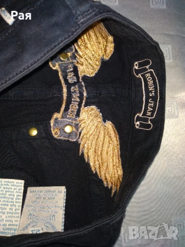 Дамски черни дънки слим модел Robins Jeans, снимка 10 - Дънки - 50684436