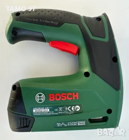 BOSCH PTK 3,6 Li - Акумулаторен такер като нов!, снимка 3 - Други инструменти - 47349283