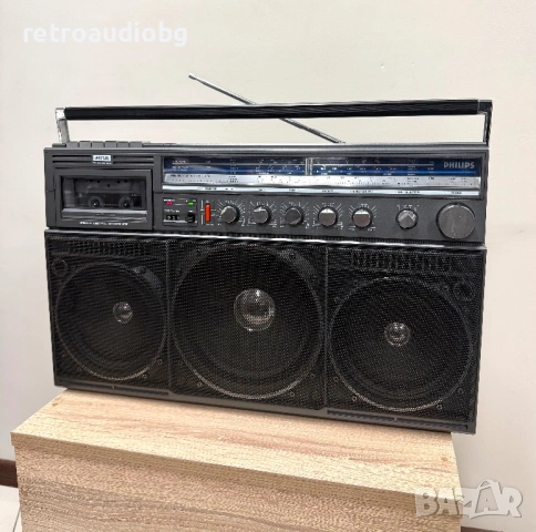 🔉Ретро радиокасетофон бумбокс PHILIPS D8444🔉