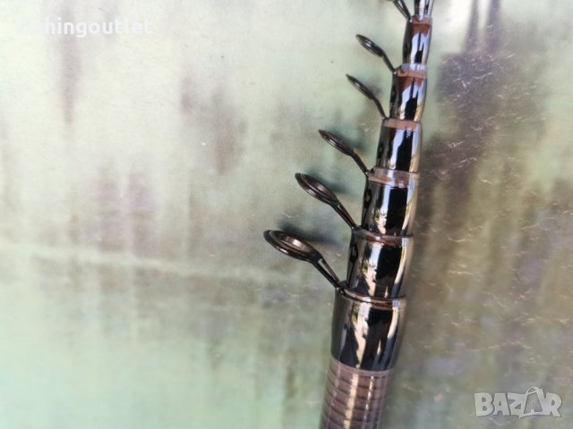 Много лек телескоп за плувка на къса сглобка 2.10 до 3.50мт, снимка 9 - Въдици - 33371592