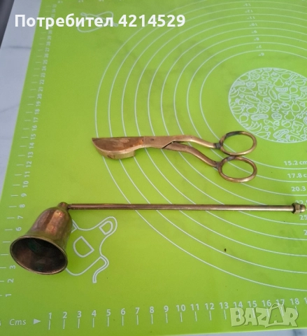 Ножичка за свещи + гасител, снимка 2 - Декорация за дома - 52024433