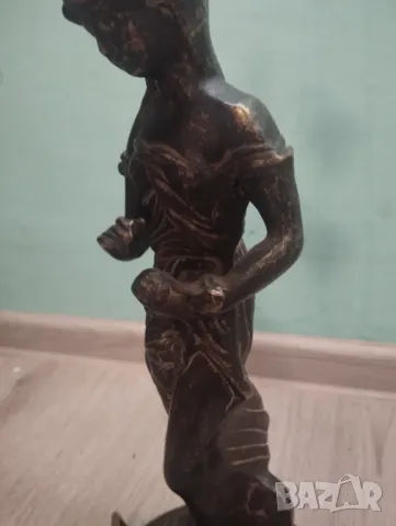 Барокова настолна лампа, снимка 4 - Настолни лампи - 48490245