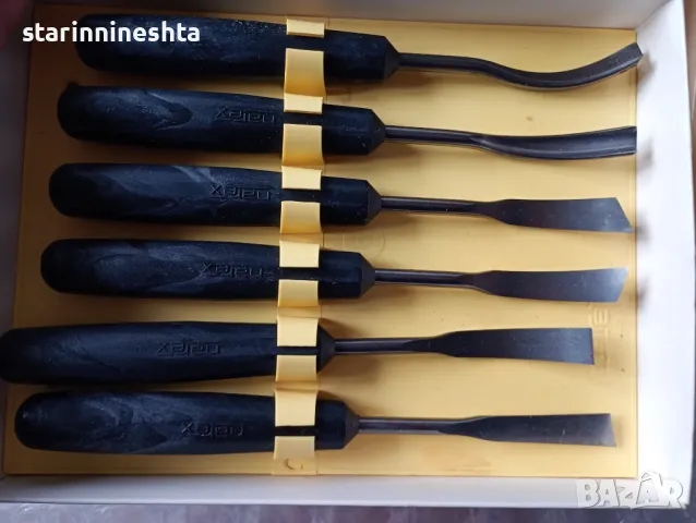 Ретро Винтидж комплект инструменти Narex стар инструмент дърворезба скулптура скулптури дърводелство, снимка 5 - Антикварни и старинни предмети - 50227666