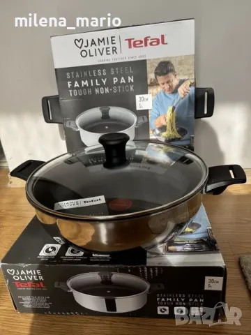 Тигани Tefal* Jamie Oliver 28см/30см., снимка 1
