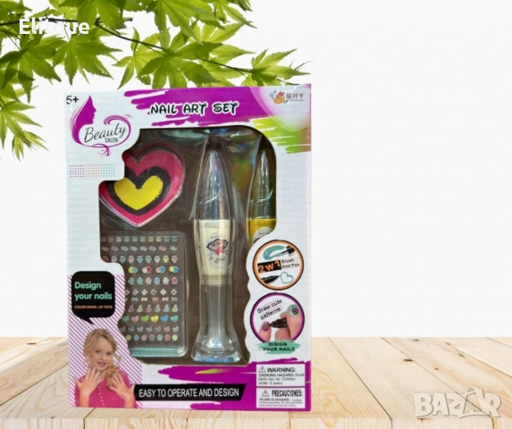 Комплект за рисуване на нокти,с включени стикери, снимка 4 - Други - 52545117