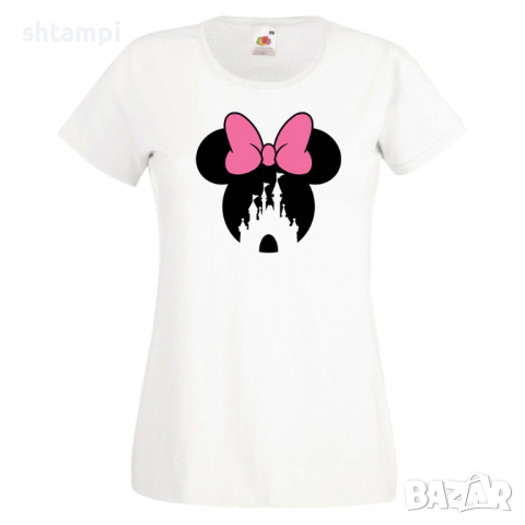 Дамска тениска Minnie Head 2 Подарък,Изненада,Рожден ден