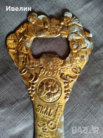 стара бронзова отварачка, снимка 2 - Антикварни и старинни предмети - 26497195