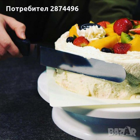 2875 Въртяща се Поставка за Торта с диаметър 28 см., снимка 5 - Аксесоари за кухня - 35348612