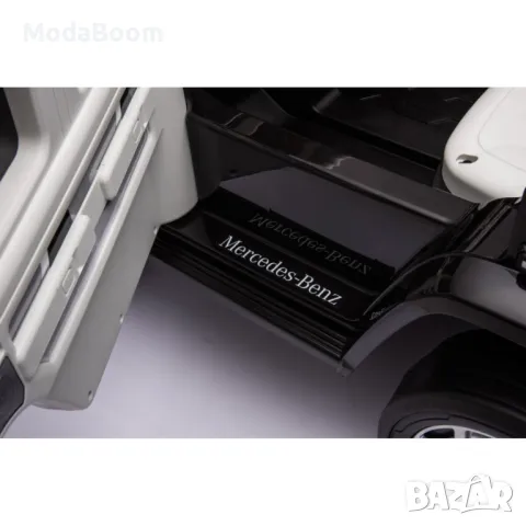 Акумулаторен джип Mercedes EQG Electric G-Class 12V с отварящи се врати меки гуми 4x4, снимка 4 - Коли, камиони, мотори, писти - 48683105