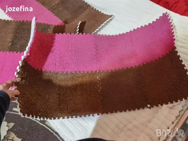 3 парчета пъзели килими като постелки за пода