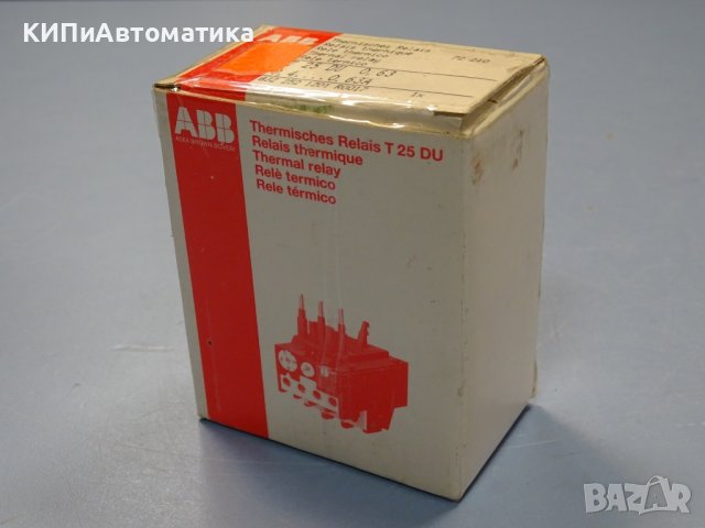 термично реле ABB T25 DU 0.63A thermal relay, снимка 9 - Резервни части за машини - 37506024