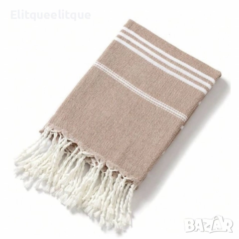 Пештемал – Традиционна турска кърпа от памук и лен 90см x180см, снимка 6 - Други - 52173651