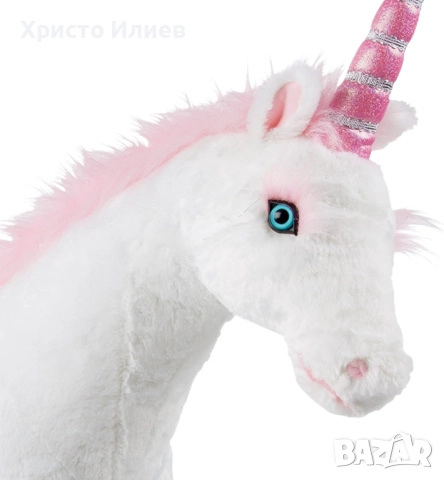 Плюшен еднорог Melissa and Doug 114см, снимка 5 - Плюшени играчки - 51999530