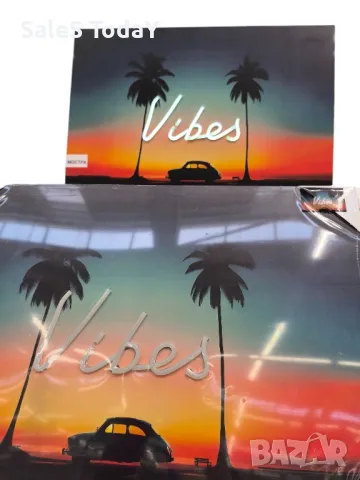 Светеща картина, Лед панел с пейзаж Vibes, Vibes, снимка 2 - Картини - 48613751