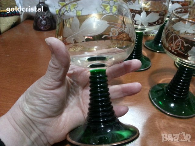 Френски кристални чаши , снимка 8 - Антикварни и старинни предмети - 43342818