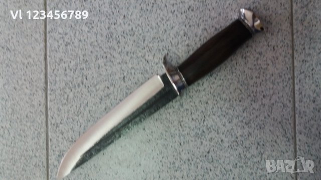 Фиксиран ловен нож с твърд калъф R6 -180x300, снимка 2 - Ножове - 28107701