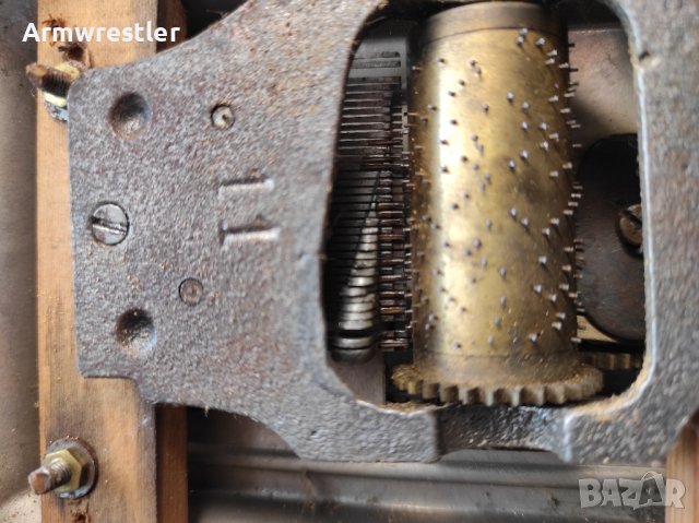 Стар Немски Настолен Часовник с Латерна, снимка 17 - Антикварни и старинни предмети - 43501097