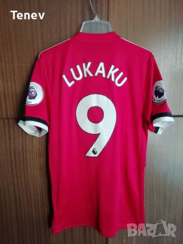 Manchester United Lukaku Adidas оригинална тениска фланелка Лукаку Манчестър Юнайтед размер S