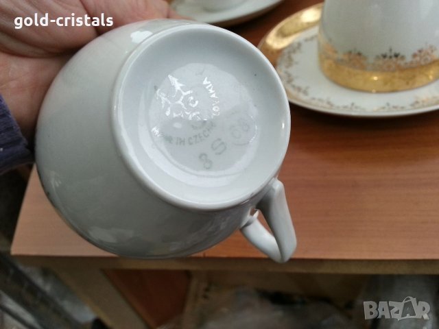 Чаши за чай порцелан Чехословакия, снимка 6 - Антикварни и старинни предмети - 35109648