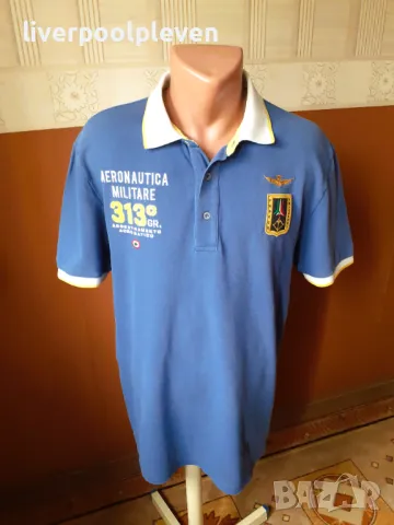 👉Aeronautica Militare Original L ефектна, снимка 3 - Тениски - 50430702