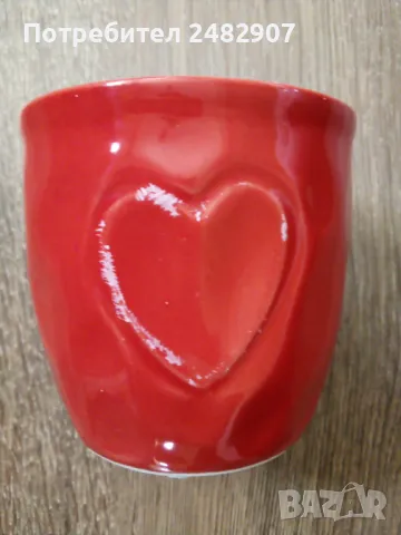 Малка керамична кашпа, снимка 2 - Декорация за дома - 49513037