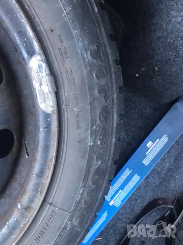 14" 4бр оригинални джанти КИЯ KIA 4х100 ц.о.54.1мм J 4.5+зимни гуми 155/65/14, снимка 6 - Гуми и джанти - 43691376