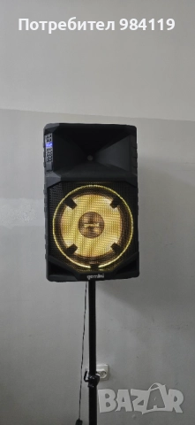 Gemini GSW-T1500PK водоустойчива тонколона със стойка и микрофон, снимка 5 - Тонколони - 51912308