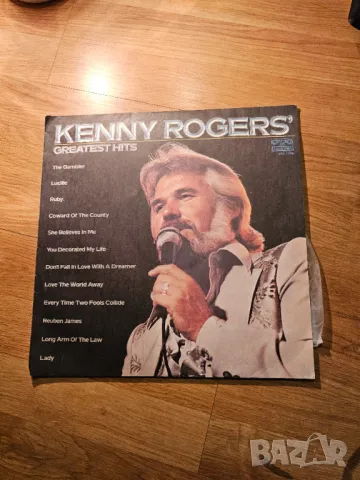 Рядка Грамофонна плоча Kenny Rogers, Кени Роджърс - Greatest Hits  - изд. 80те години, снимка 1 - Грамофонни плочи - 49146101