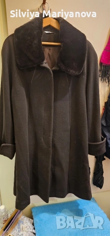 Дамско вълнено палто