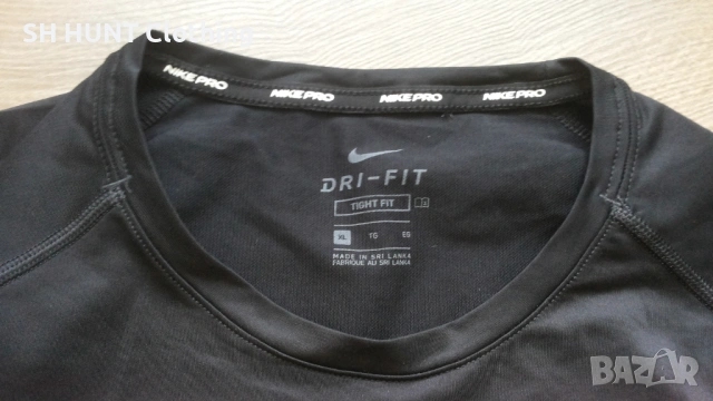 NIKE PRO TIGHT FIT T-Shirt размер L / XL мъжка тениска 20-61, снимка 5 - Тениски - 53296890