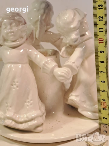 порцеланов свещник с ангелчета Goebel , снимка 7 - Декорация за дома - 50855858