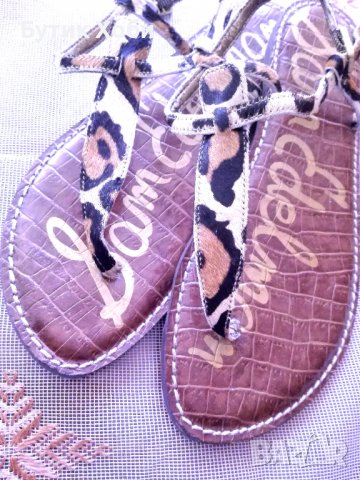 Летни дамски сандали от естествена кожа, снимка 2 - Сандали - 36808536